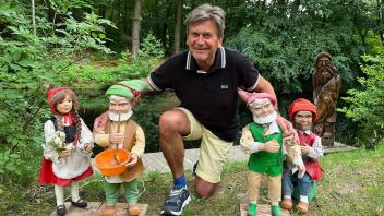 Glaubt noch an den Märchenwald: Der Vorsitzende des Meller Märchenwald-Vereins Hartwig Grobe 