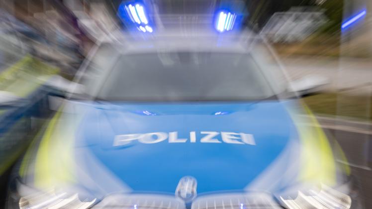 Blaulicht auf Streifenwagen