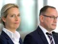 Alice WEIDEL und Tino CHRUPALLA , Vorsitzende der Fraktion von AfD im Bundestag , 09.05.2023 Alice WEIDEL and Tino CHRUP