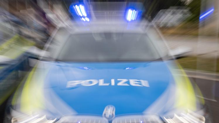 Blaulicht auf Streifenwagen
