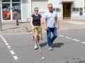Osnabrücker Mobilitätsberater Volker Woida zum Thema Barrierefreiheit: "Blinde müssen ohne Hilfe über die Straße gehen können". So schafft es Steven Brentrop