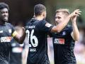 Testspiel - FC Emmen - VfL Osnabrück am 14.07.2023 im Quitt-Stadion in Ankum Lars Kehl (Osnabrueck) jubelt nach seinem T