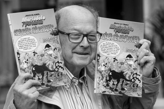 Zeichner Francisco Ibáñez (15. Juli): Der Erfinder der auch in Deutschland sehr beliebten Comicserie „Clever & Smart“, ist im Alter von 87 Jahren gestorben. Die Bücher wurden nach Verlagsangaben in neun Sprachen übersetzt und dienten auch als Vorlage für zahlreiche Filme. Presentation of Mort & Phil comic series last issue