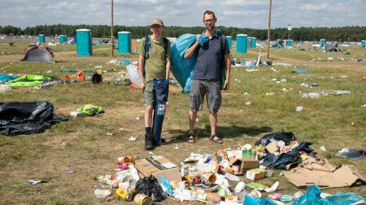 Müllberge auf der Airbeat One 2023: Schatzsuche inmitten von Abfall