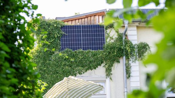 Solaranlage an Balkon Solaranlage an Balkon