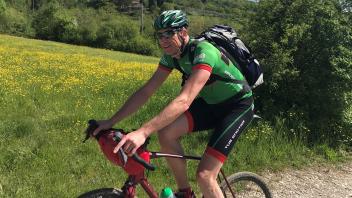 Als erfahrener Radmarathon-Teilnehmer freut sich Dirk Beckendorff auf die 240 „Beast of Bramsche“-Kilometer am 19. August.