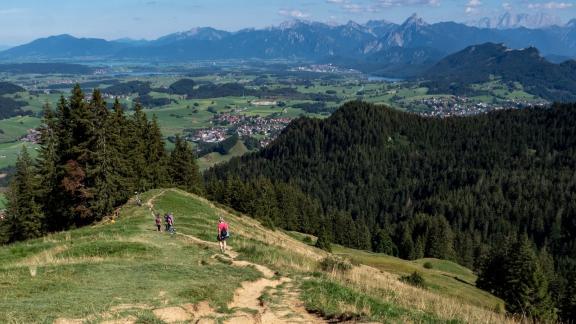 Fernblick ins Pfrontener Tal Fernblick ins Pfrontener Tal