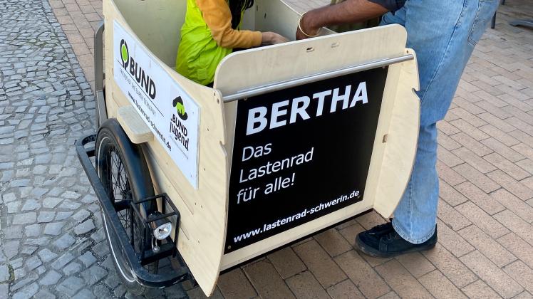 Das Lastenrad Bertha ist unter anderem bei Familien beliebt.