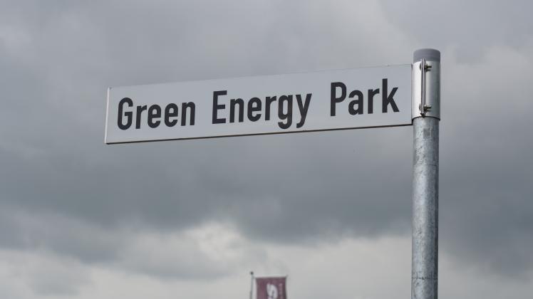 Seit der Bekanntgabe der Pläne für eine Tankstelle hat sich im Green Energy Park einiges getan - doch die Tankstelle fehlt bislang noch immer.