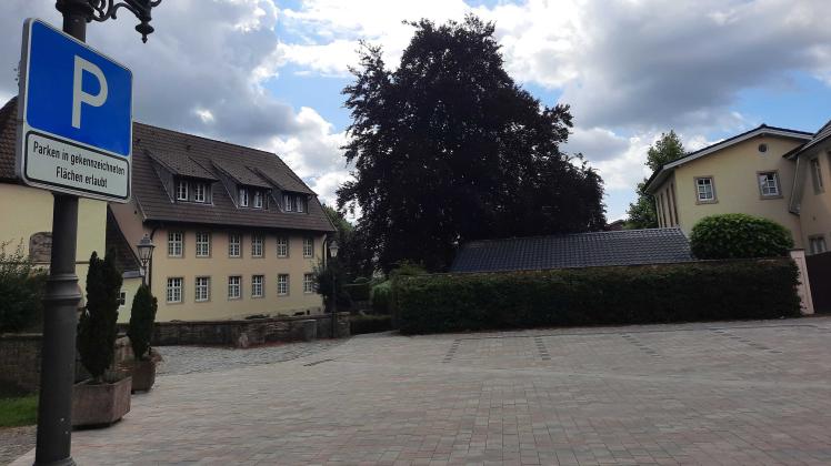 Vier Parkplätze gibt es auf dem Bersenbrücker Marktplatz noch. Ansonsten ist dort das Parken verboten.