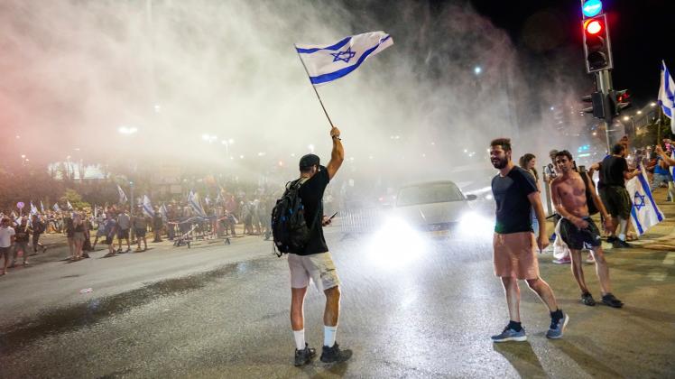 Demonstrationen für und gegen die Justizreform in Israel