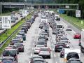 Stau auf der Autobahn