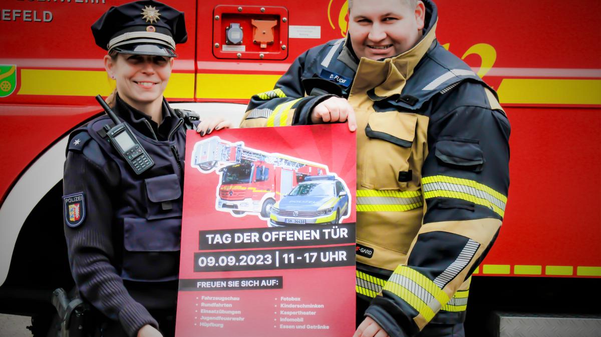 Schenefelds Feuerwehr und Polizei organisieren FamilienFest SHZ