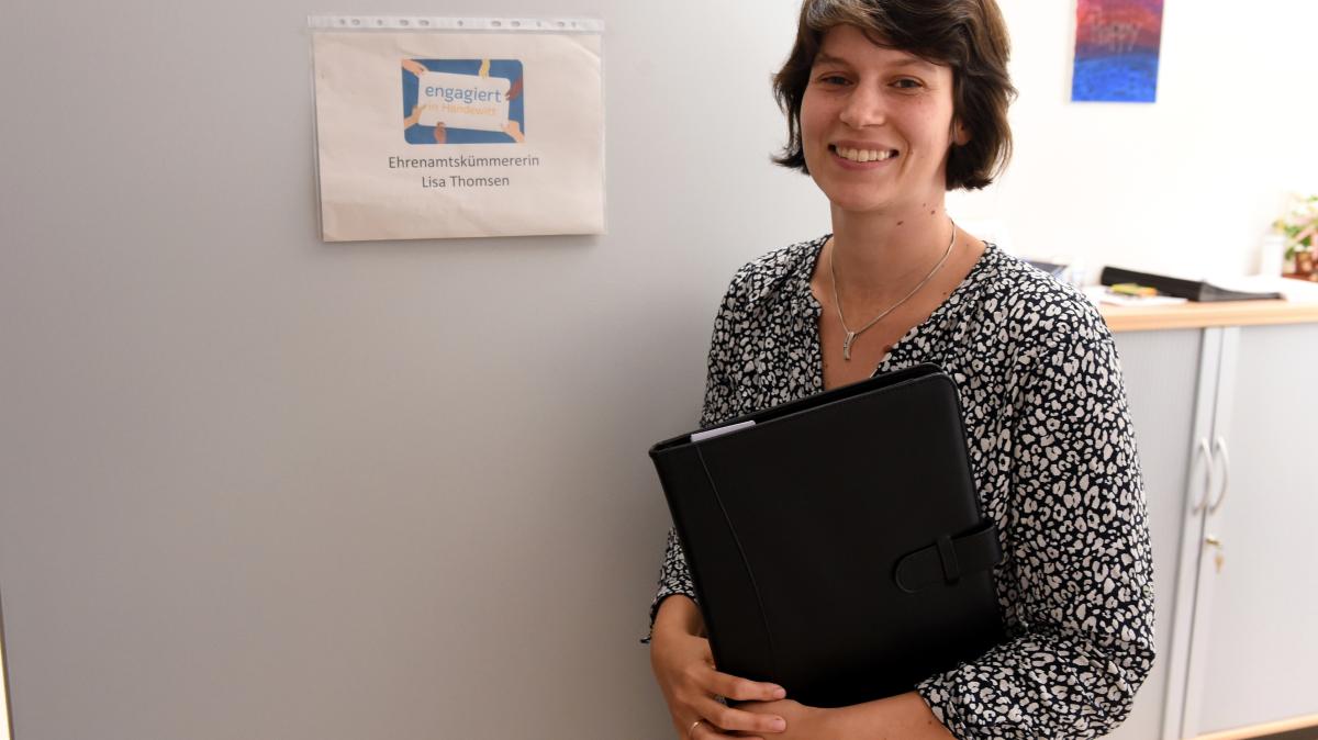 Lisa Thomsen kümmert sich in Handewitt ums Ehrenamt