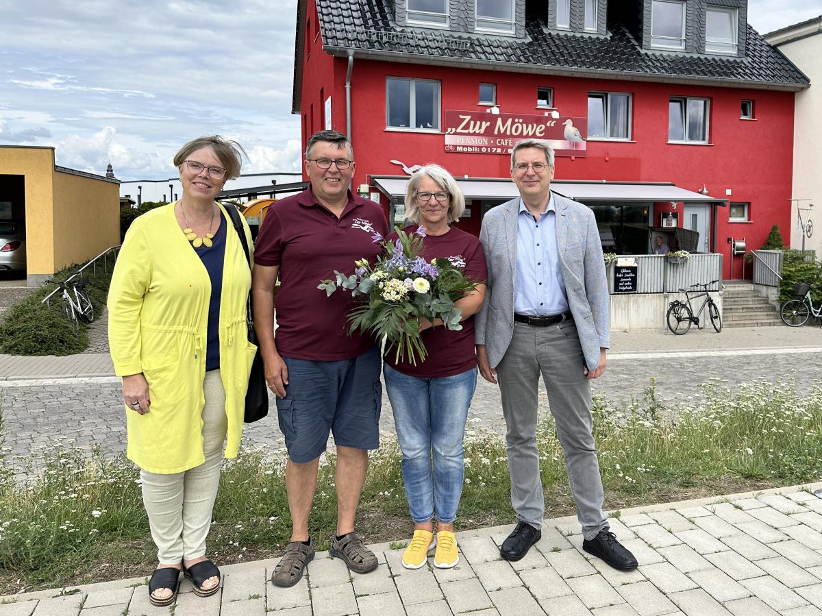 Pension „Zur Möwe“ in Wittenberge feiert zehnjähriges Jubiläum | SVZ