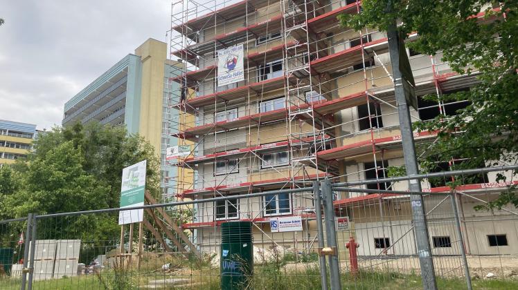 Umbau auf dem Großen Dreesch: 159 Zwei- bis Fünf-Raum-Wohnungen warten nach der Modernisierung im Quartier am Monumentenberg auf neue Mieter.
