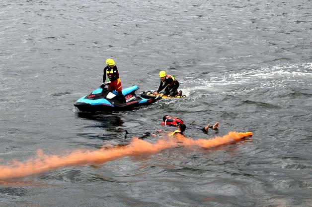 DGzRSAktionstag Voller Einsatz der Seenotretter in Langballigau