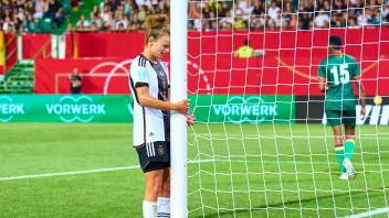 Lina MAGULL, DFB Frauen 20 in the friendly DFB women match GERMANY - SAMBIA 2-3 Preparation for WM World Championships 2