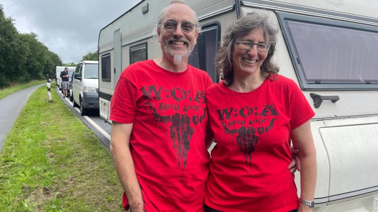 Wacken-fans im Stau