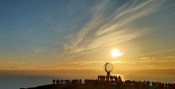Mitternachtssonne am Nordkap Hedwig Exner