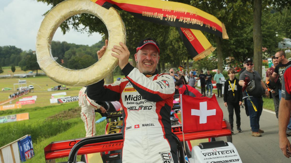 Hilter Marcel Steiner gewinnt 2023 55. Borgloher Bergrennen