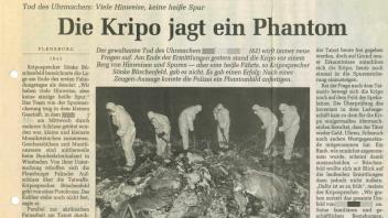 Das Tageblatt berichtete damals ausführlich über die monatelangen Ermittlungen der Kriminalpolizei Flensburg.
