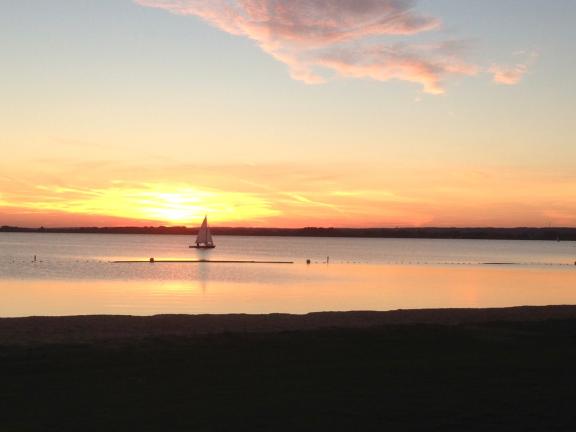Sonnenuntergang am Dümmersee Michael Lingnau