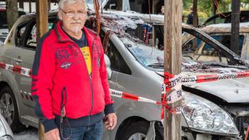 Carportbrand Feuer Auto Schwerin