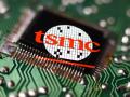 Microchip Photo Illustrations Microchip and TSMC logo displayed on a phone screen are seen in this multiple exposure ill