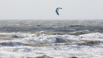 Stürmisches Wetter an der Nordsee