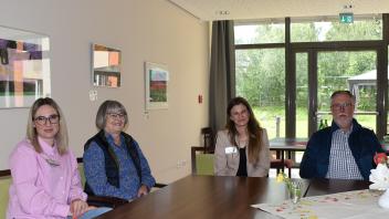 Der Seniorentreff Bramsche ist eine Kooperation zwischen dem Alloheim und dem Stadtseniorenrat: Michelle Emmrich, Monika Plümer, Vivienne Schohaus, Rüdiger Albers.