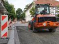 Aufgrund der Arbeiten ist die Bielefelder Straße in Bad Laer aktuell zwischen dem Thieplatz und der Bahnhofstraße gesperrt.