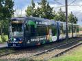 Auf der Straßenbahnlinie 2 verkehrt aktuell zum Teil nur ein Triebwagen. 