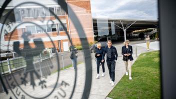 Fußball-WM Frauen - Abschlusspressekonferenz Deutschland