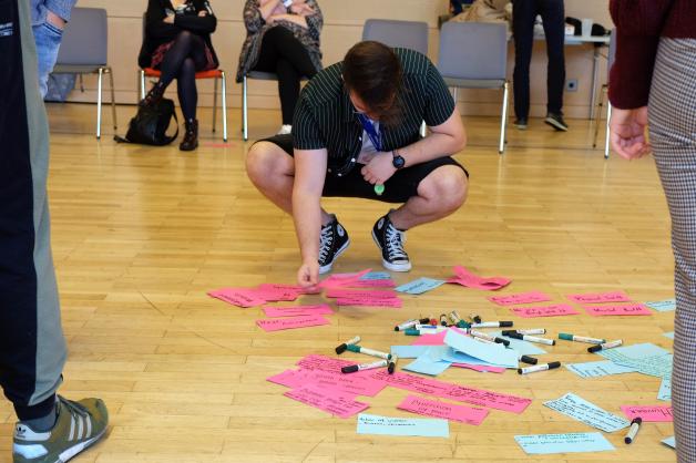 In den Workshops diskutierten die Jugendlichen unter anderem die 17 Ziele für nachhaltige Entwicklung der Vereinten Nationen. In den Workshops diskutierten die Jugendlichen unter anderem die 17 Ziele für nachhaltige Entwicklung der Vereinten Nationen.