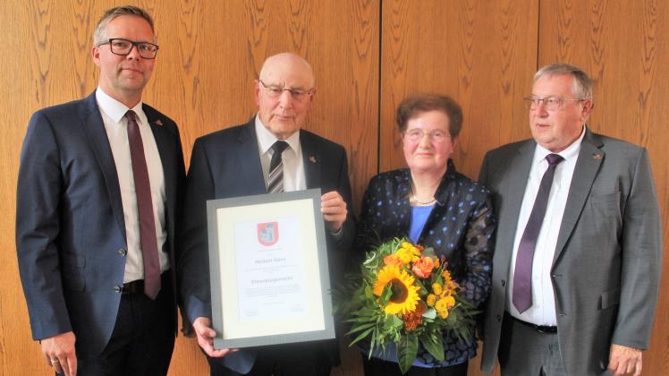 Herbert Gans ist neuer Ehrenbürger der Stadt Fürstenau | NOZ