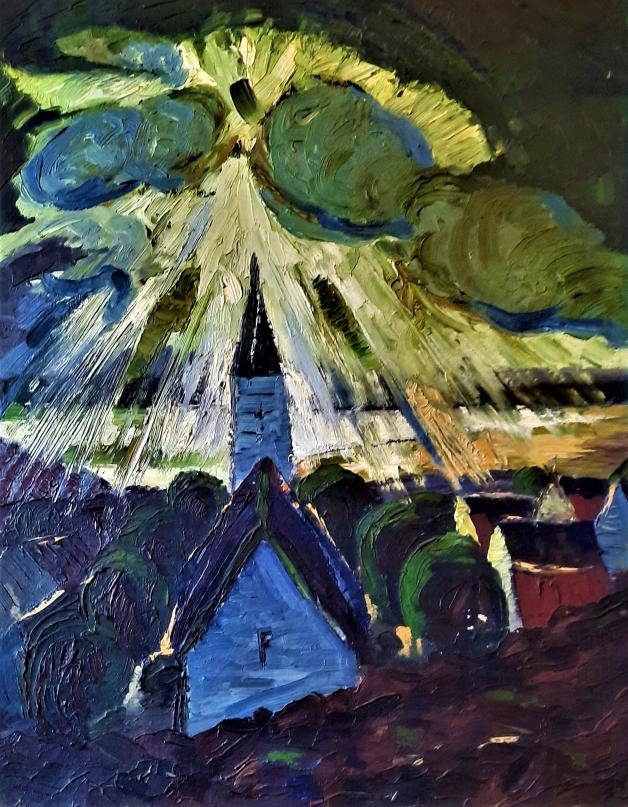 Hans Ralfs der Künstler in der Anstalt SHZ