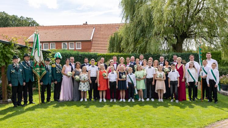 Dies ist die neue Throngemeinschaft des Schützenvereins Bockholte.