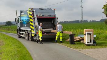 Wir machen eine Tour mit der Sperrmüllabfuhr mit - 15.08.2023