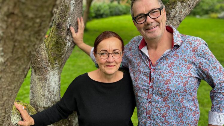 Frauke und Frank Goldammer organisieren den Kunstmarkt „Himmel und Erde“.