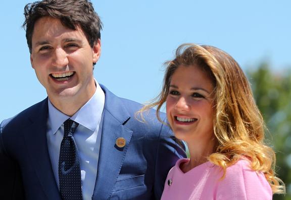 Kanadas Premierminister Trudeau und Ehefrau Sophie