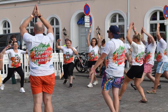 Start beim Drachenbootrennen Start beim Drachenbootrennen