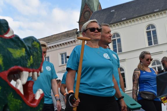 Start Drachenbootrennen in Schwerin Start Drachenbootrennen in Schwerin