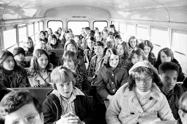 Busing-Schüler im North Carolina des Jahres 1973: Diese Kinder mussten ihre Schulen wechseln.
