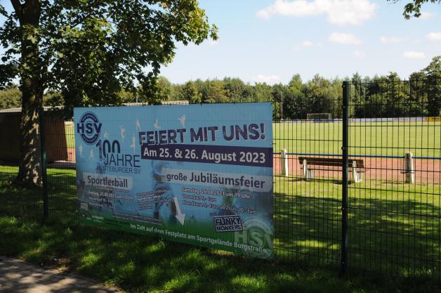 100 Jahre Hunteburger Sportverein.  Am Wochenende findet die Jubiläumsfeier statt.