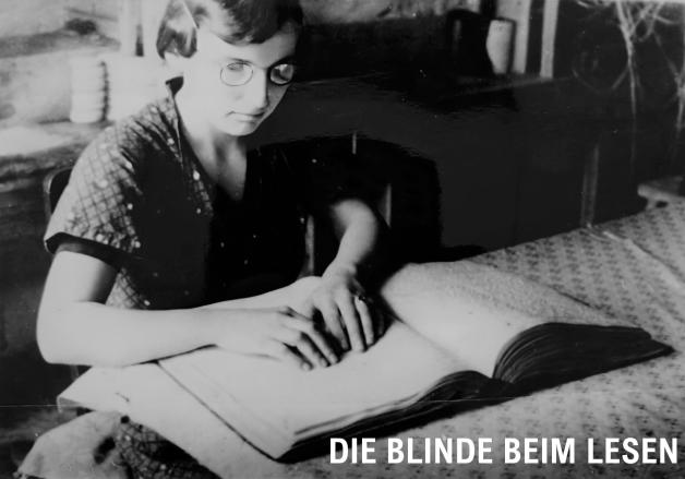 Aus der hundertjährigen Geschichte des Blindenvereins Osnabrück: „Die Blinde beim Lesen“. 