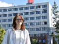Charline Maxine Tiedemann ist auszubildende Medienkauffrau beim medienhaus:nord und Azubi-Botschafterin bei der IHK. 
