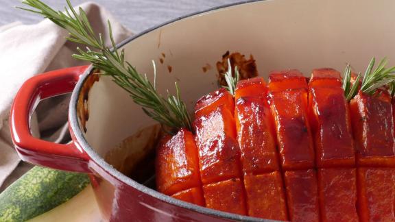 Ein Melonen-Schmorbraten Ein Melonen-Schmorbraten