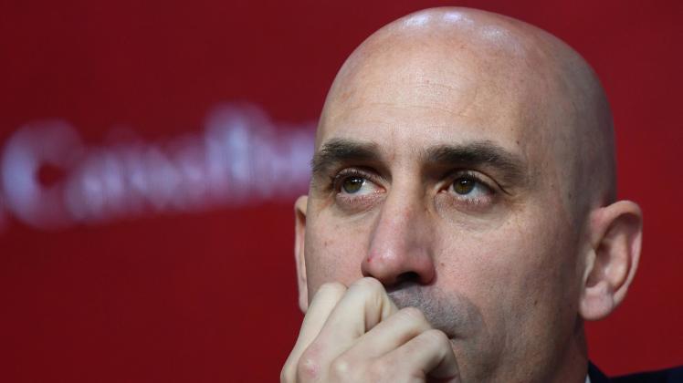 August 21, 2023: El presidente de la Real FederacioÂ³n EspaoÂ±ola de FoÂºtbol (RFEF), Luis Rubiales besoÂ³ a la jugadora