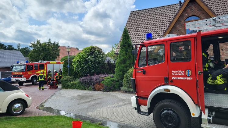 Die Feuerwehr war am Samstagmittag in Emsbüren im Einsatz.